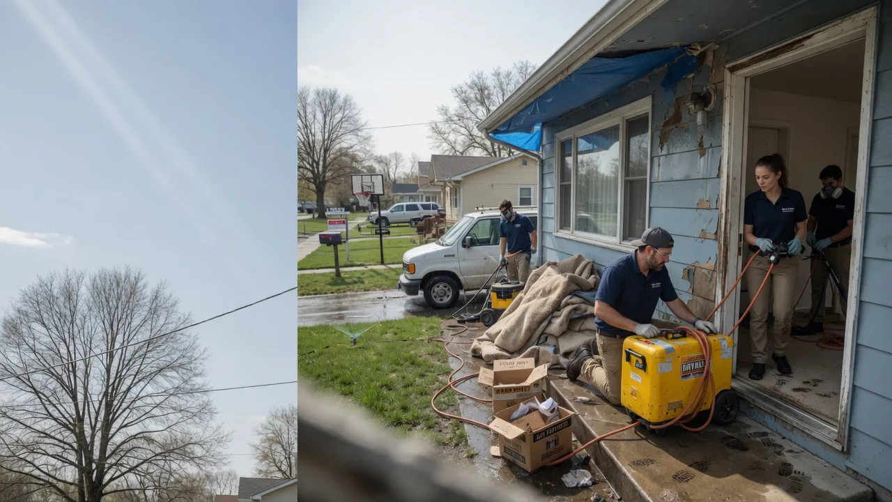 Basement Flood Cleanup in North Oxford, MA near me